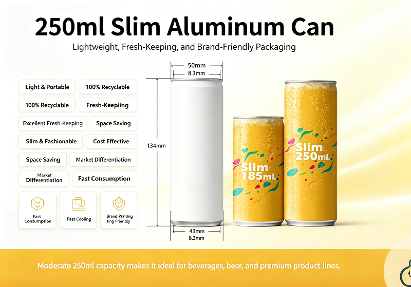 250ml aluminum can slim 250ml aluminum can slim