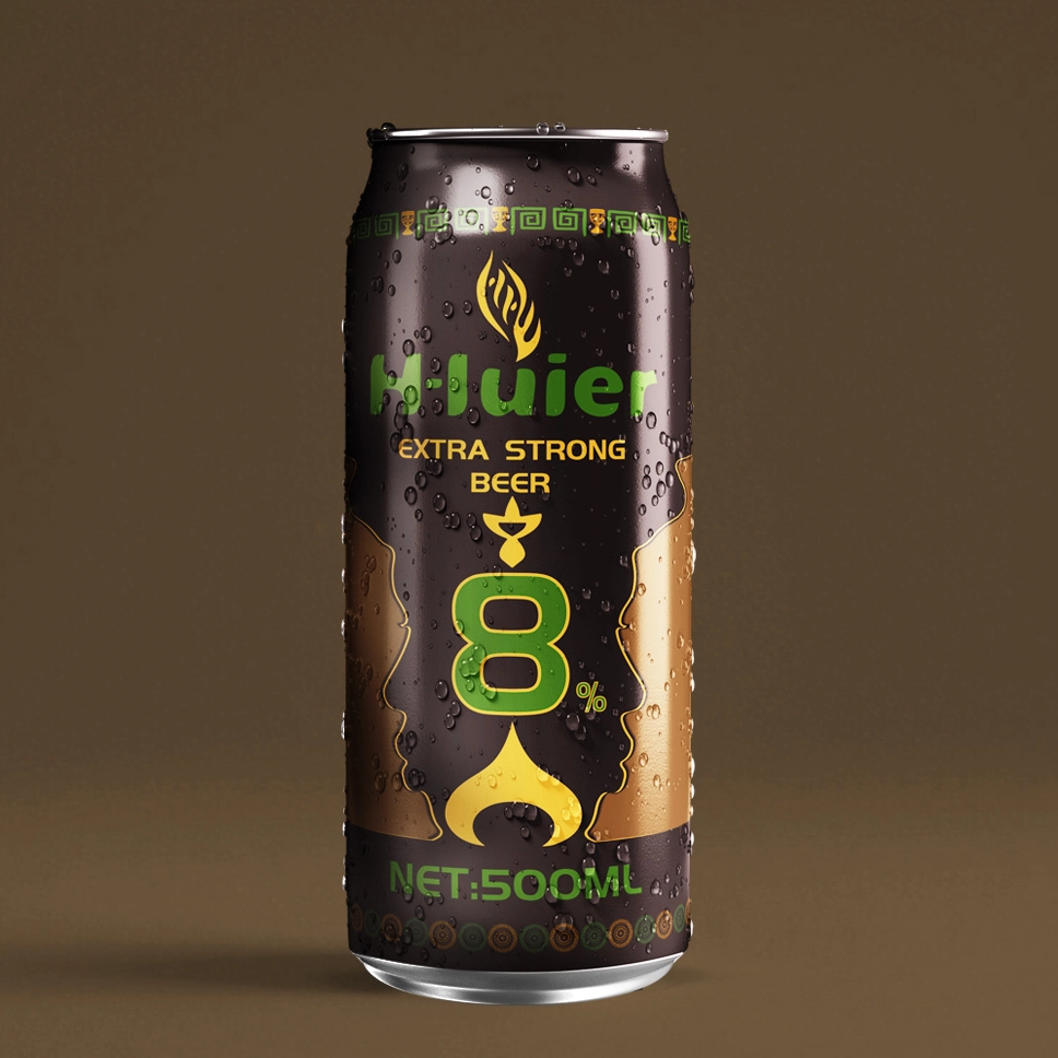 OEM Private Label Extra Strong Beer 8% Abv Alcoholic Beverage Canned Craft Light Lager Beer