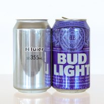 Customization 355ml Standard Blank Plain Printed Aluminum Can for Drink