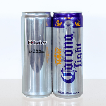 Custom 355ml Sleek Printed Empty Aluminum Soda Beverage Can