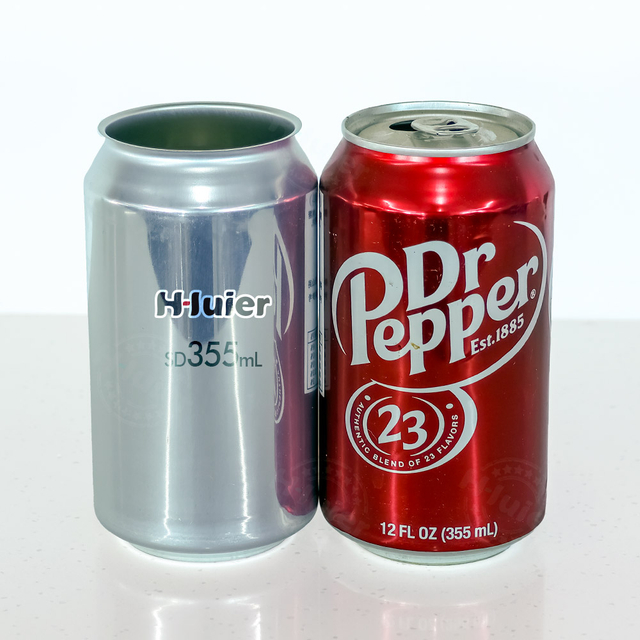 Přizpůsobení 355 ml standardní prázdné obyčejné potištěné hliníkové může pití