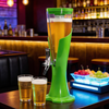 Custom 1.5L/2L/3L Tabletop Beer Tower with Ice Tube for Bars, Nightclubs & Restaurants