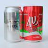 Wholesale Sleek Standard Packaging Blank Beverage Can Custom 7 Color Printed Empty Aluminum Soft Drink Cans with Lid