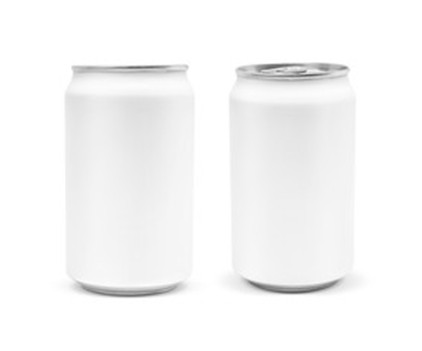 Aluminum Can Factory Wholesale 330ml 500ml Size Printed White Coated Empty Blank Aluminum Metal Beer Beverage Can 