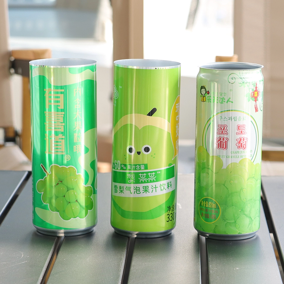 China Factory Wholesale Custom 330ml Sleek Blank Printed Empty Aluminum Can for Beer Beverage Soda Soft Drinks
