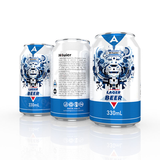 Velkoobchodní standard 330 ml 11,02oz Printed Beer Hliníkové plechovky pro výrobce nápojů sodu koka 
