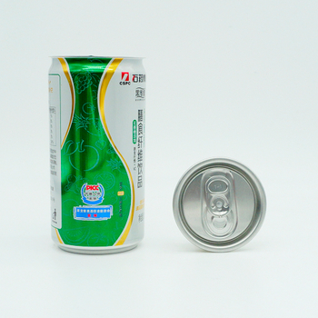 Lata delgada al por mayor de 185 ml que recicla la lata de aluminio en blanco vac&iacute;a impresa