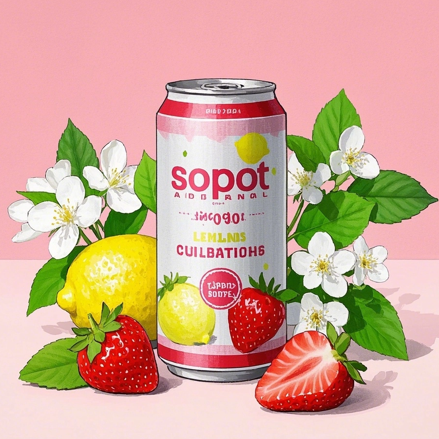 Wholesale Eco-friendly 330ml 500ml Custom Desgin Empty Printed Aluminum Beverage Rose And Strawberry Flavor Juice Drink Packaging Can