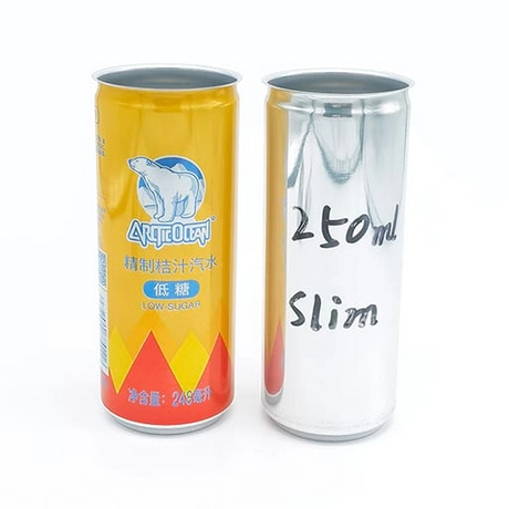 185ml 200ml 250ml de embalagem de alumínio slim pode 