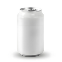 Aluminum Can Factory Wholesale 330ml 500ml Size Printed White Coated Empty Blank Aluminum Metal Beer Beverage Can 