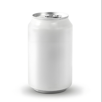 Aluminum Can Factory Wholesale 330ml 500ml Size Printed White Coated Empty Blank Aluminum Metal Beer Beverage Can 