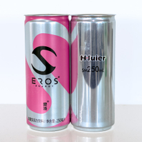 Wholesale 250ml Cola Soda Energy Drink Packaging Color Printed Empty Aluminum Cans