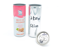 Factory Wholesale Custom Private Label 250ml Blank Printed Aluminum Beer Beverage Cans 