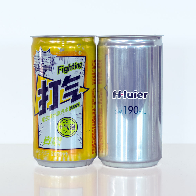 185 ml-ko lata argala birziklatzea Inprimatutako aluminiozko lata huts hutsa