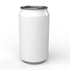 Aluminum Can Factory Wholesale 330ml 500ml Size Printed White Coated Empty Blank Aluminum Metal Beer Beverage Can 