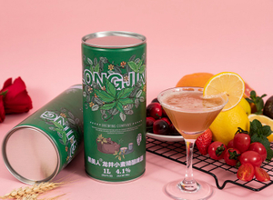 Factory Wholesale Oem 330ml 500ml Canned West Lake Longjing Tea Wheat Flavor Beer