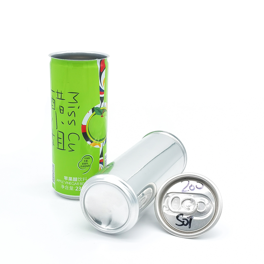 Factory Wholesale Custom Private Label 250ml Blank Printed Aluminum Beer Beverage Cans 