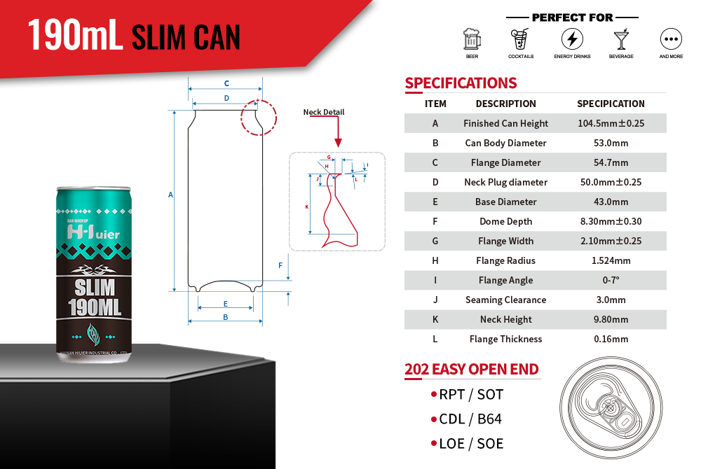 slim can 190ml