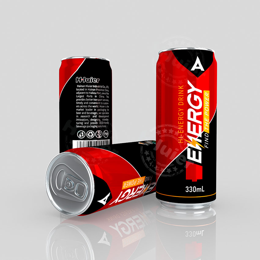 Premium 250ml 330ml Slim Sleek Aluminum Canned Hydration Carbonated Beverage